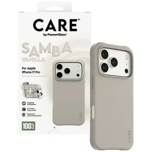 Etui CARE by PanzerGlass Fashionable Samba MagSafe do Apple iPhone 17 Pro waniliowy