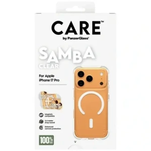 Etui CARE by PanzerGlass Fashionable Samba w. White MagSafe do Apple iPhone 17 Pro przezroczysty