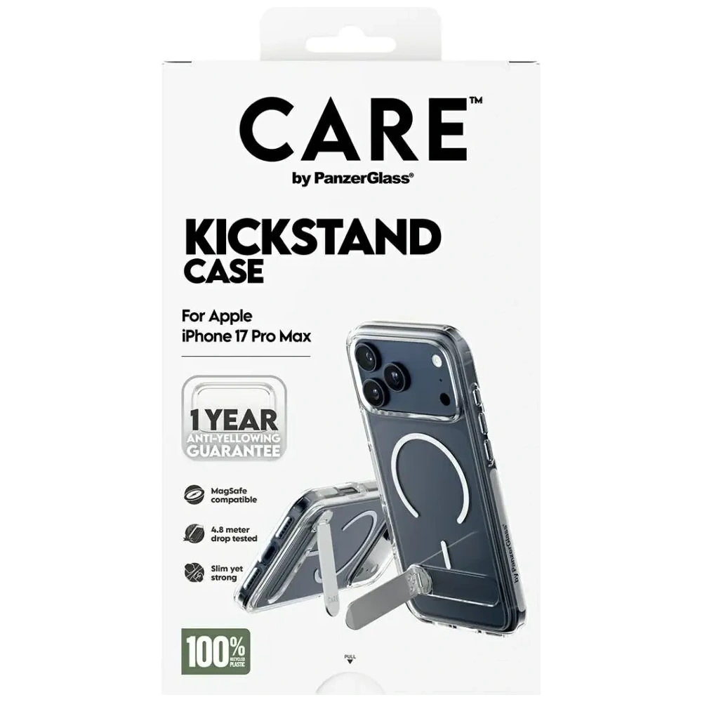 Etui CARE by PanzerGlass Feature w. Kickstand MagSafe do Apple iPhone 17 Pro Max przezroczysty
