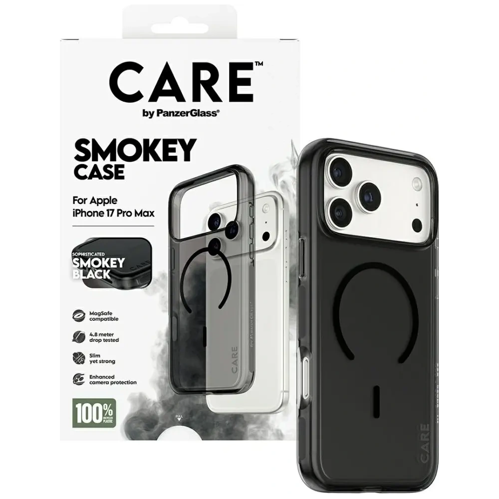 Etui CARE by PanzerGlass Flagship Urban Explorer w. Black MagSafe do Apple iPhone 17 Pro Max dymny