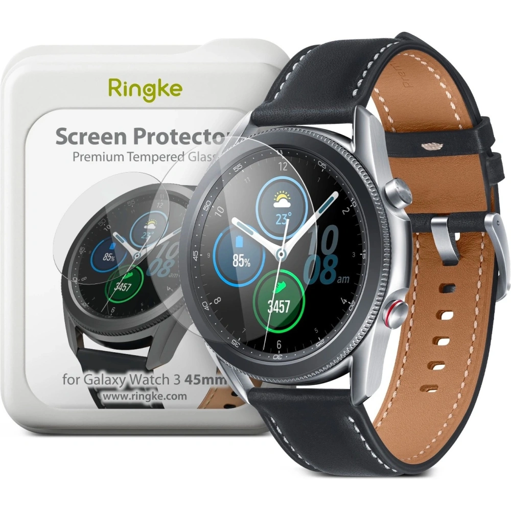 Hurtownia GSM - Sada tvrzených skel Ringke ID Glass Samsung Galaxy Watch 3 45mm [4 PACK] - RGK1246 - {ean13} - Hurt