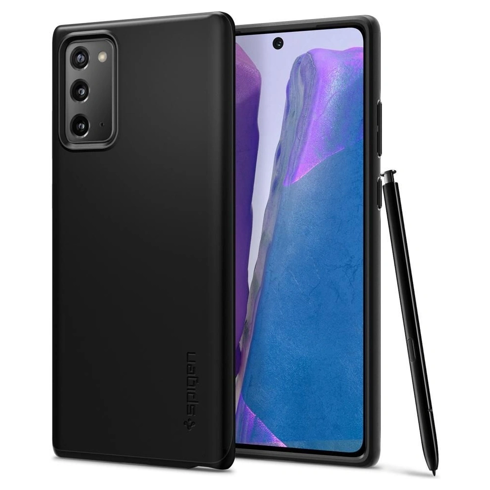 Hurtownia GSM - Etui Spigen Thin Fit Samsung Galaxy Note 20 Schwarz - SPN1232BLK - {ean13} - Hurt