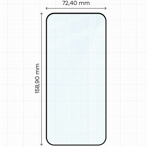 2x Szkło + szybka na aparat Bizon Edge Pack do Honor Magic8 Lite