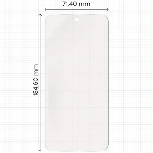 Folia matowa Bizon Glass Film Sun do Oppo Reno 15 F