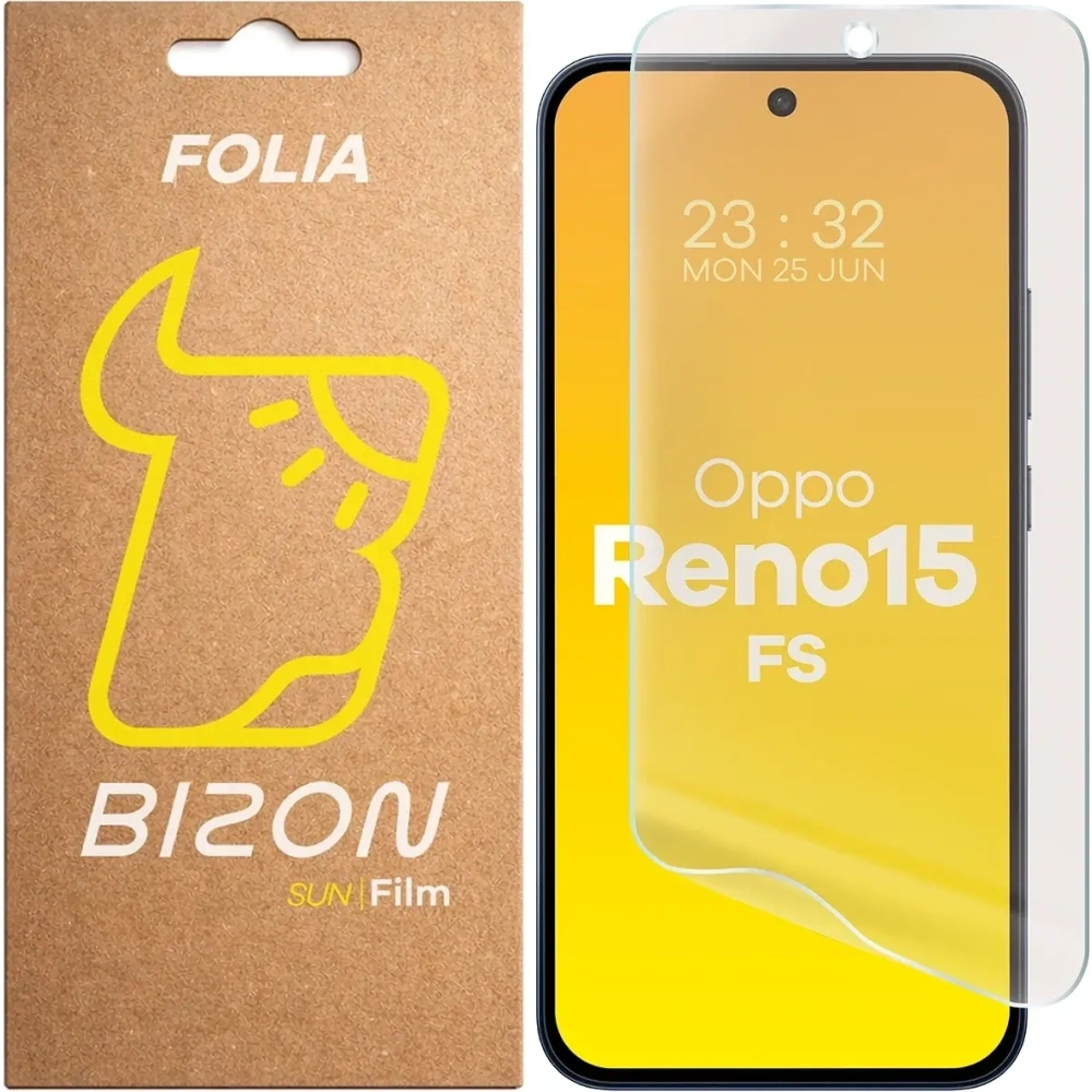 Folia matowa Bizon Glass Film Sun do Oppo Reno 15 FS