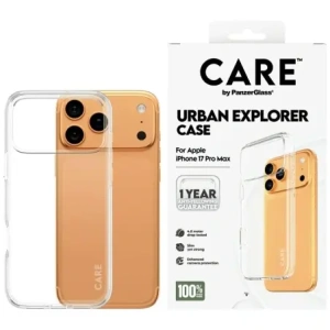 Etui CARE by PanzerGlass Flagship Urban Explorer w. Clear Frame do Apple iPhone 17 Pro Max przezroczysty