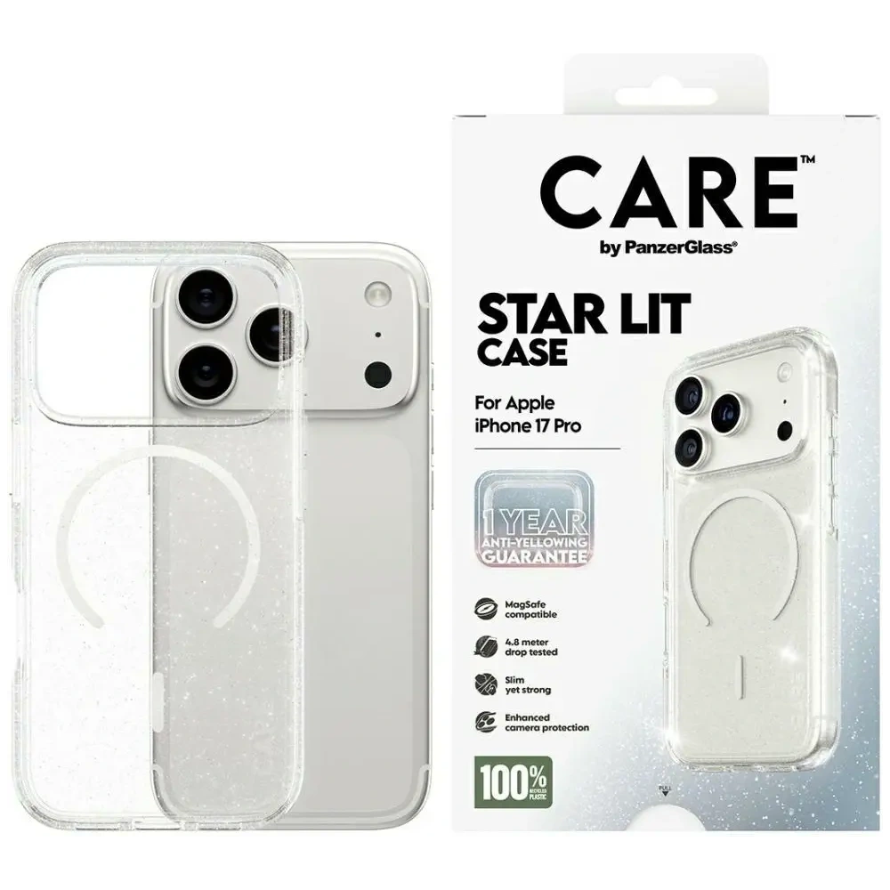 Etui CARE by PanzerGlass Flagship Urban Explorer w. White MagSafe do Apple iPhone 17 Pro Star Lit