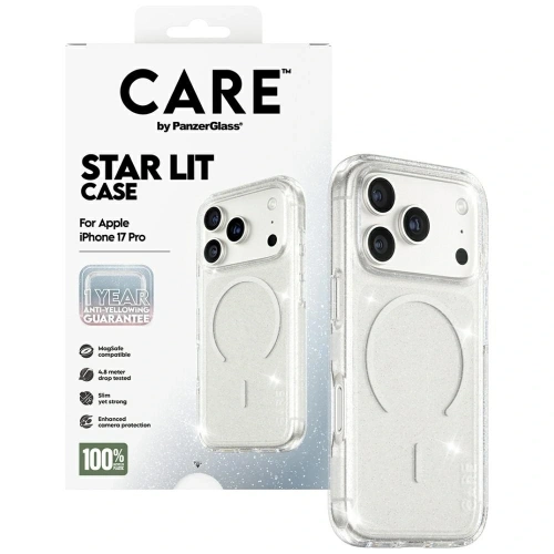 Etui CARE by PanzerGlass Flagship Urban Explorer w. White MagSafe do Apple iPhone 17 Pro Star Lit