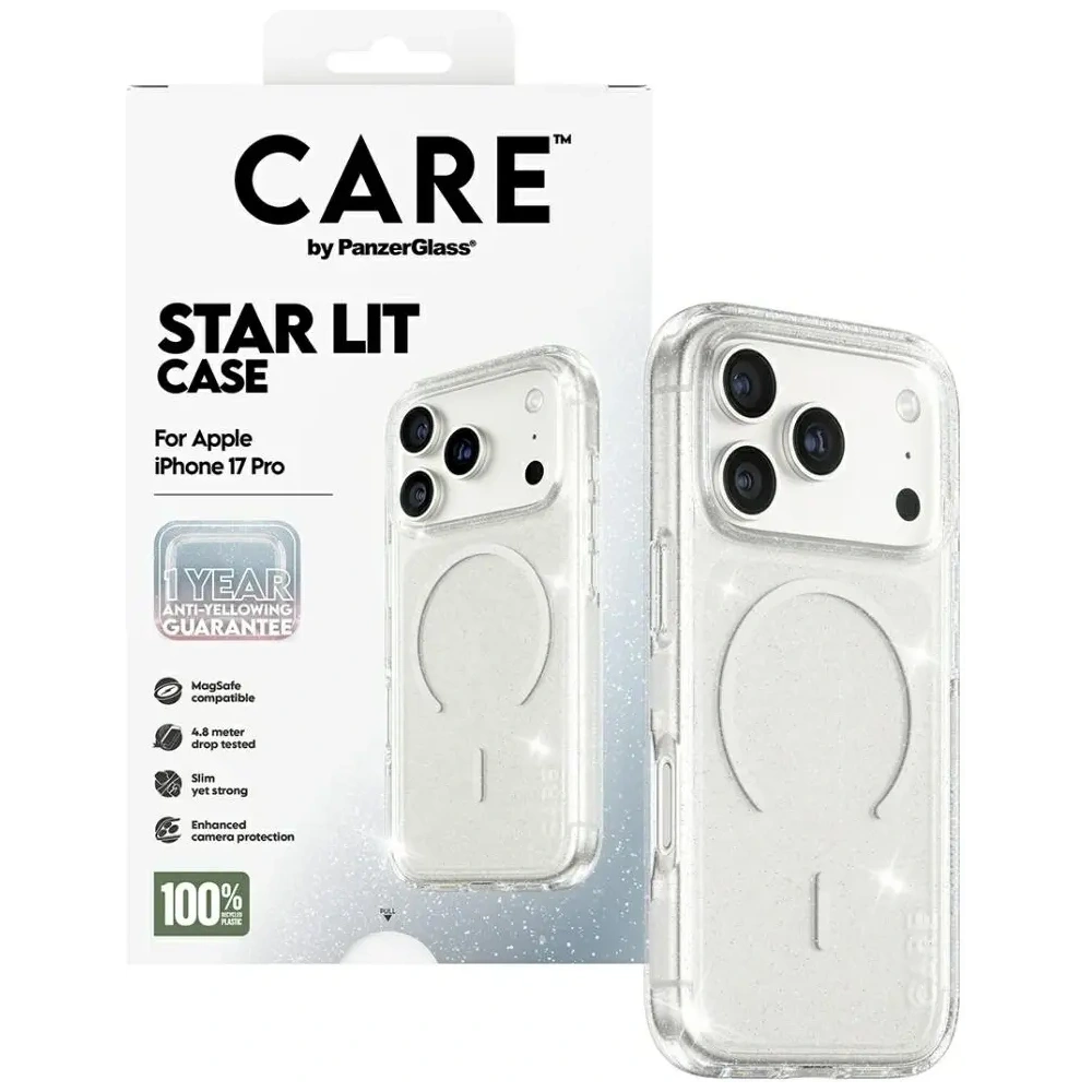 Etui CARE by PanzerGlass Flagship Urban Explorer w. White MagSafe do Apple iPhone 17 Pro Star Lit
