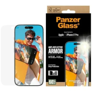 Szkło hartowane PanzerGlass Armor Anti-Reflective EasyAligner do Apple iPhone 17 Pro