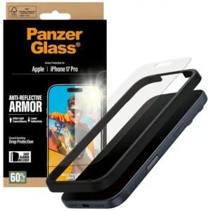 Szkło hartowane PanzerGlass Armor Anti-Reflective EasyAligner do Apple iPhone 17 Pro