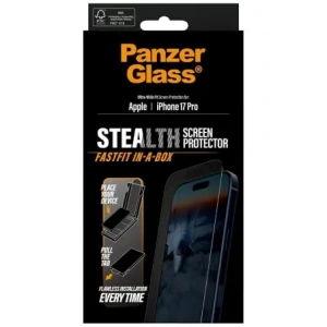 Szkło hartowane PanzerGlass Stealth Ultra-Wide Fit Fastfit do Apple iPhone 17 Pro