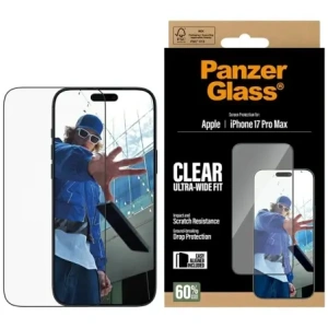 Szkło hartowane PanzerGlass Ultra-Wide Fit EasyAligner do Apple iPhone 17 Pro Max