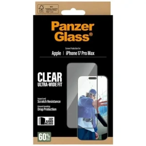 Szkło hartowane PanzerGlass Ultra-Wide Fit EasyAligner do Apple iPhone 17 Pro Max