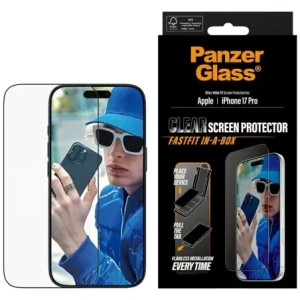 Szkło hartowane PanzerGlass Ultra-Wide Fit Fastfit do Apple iPhone 17 Pro