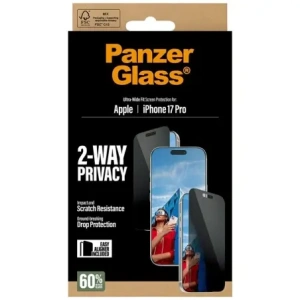 Szkło prywatyzujące PanzerGlass Ultra-Wide Fit EasyAligner do Apple iPhone 17 Pro