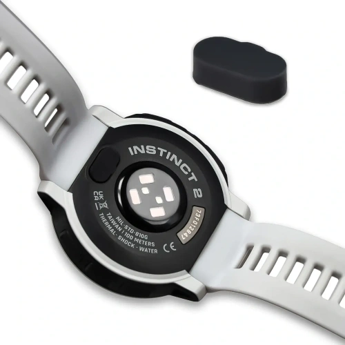 Zatyczka do portu ładowania Bizon Accessories Dust Plug dla zegarków Garmin czarna