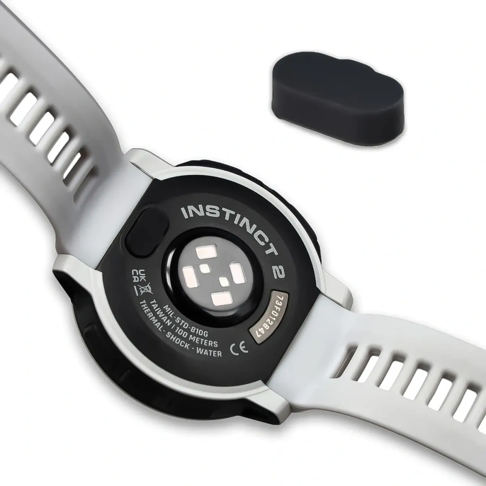 Zatyczka do portu ładowania Bizon Accessories Dust Plug dla zegarków Garmin czarna