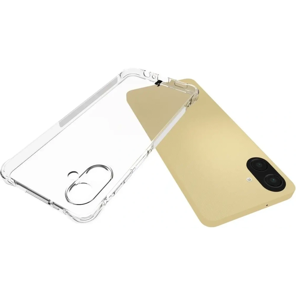 Elastyczne etui + 2x folia na ekran Bizon Case Clear Pack do Samsung Galaxy A07 4G