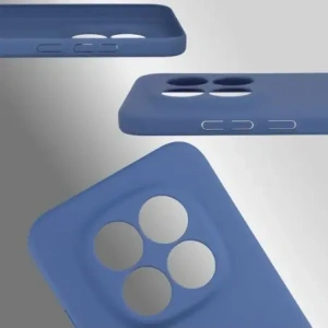 Etui Bizon Case Łupka do Xiaomi Redmi Note 15 Pro 5G niebieskie