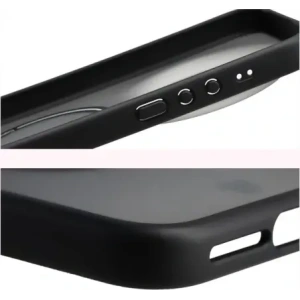 Etui z pierścieniem magnetycznym Bizon Case MatteO do Xiaomi 17 Ultra przydymione-czarne