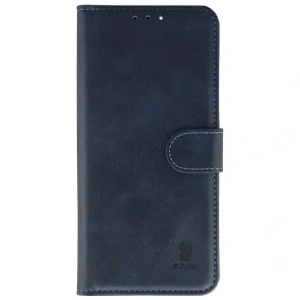 Etui z klapką Bizon Case Pocket do Oppo Reno 15 F / FS granatowe