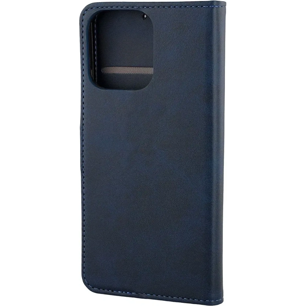 Etui z klapką Bizon Case Pocket do Oppo Reno 15 F / FS granatowe