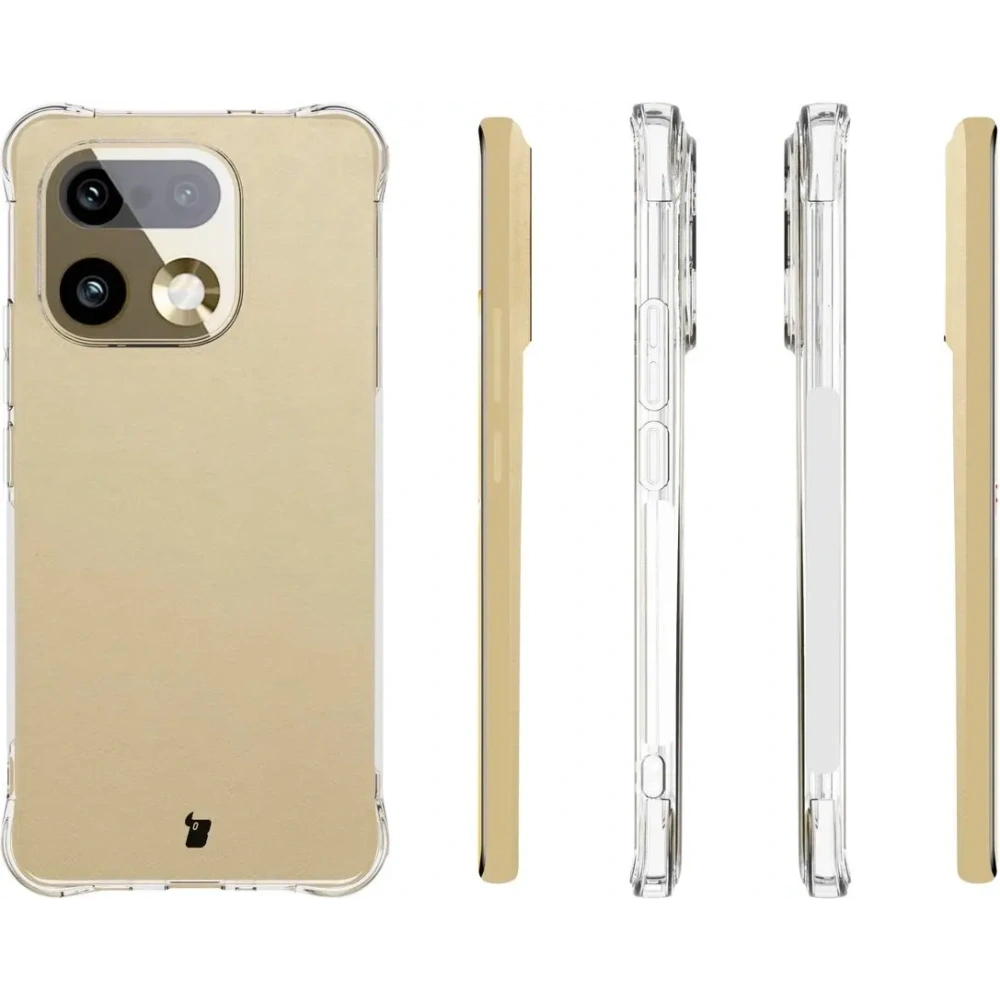 Elastyczne etui Bizon Case Salpa do Realme 16+ Plus 5G przezroczyste