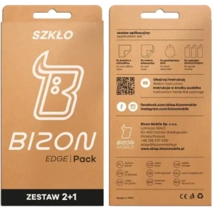 2x Szkło + szybka na aparat Bizon Edge Pack do Motorola Moto G86 5G