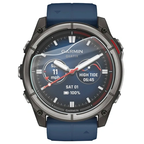 Folia hydrożelowa na ekran Bizon Glass Watch Hydrogel do Garmin Quatix 8 Pro 47mm