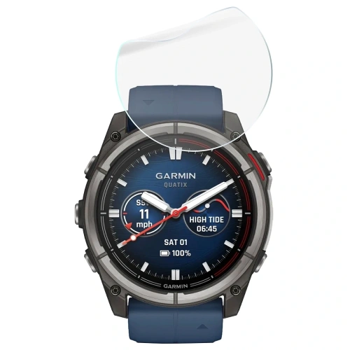 Folia hydrożelowa na ekran Bizon Glass Watch Hydrogel do Garmin Quatix 8 Pro 47mm
