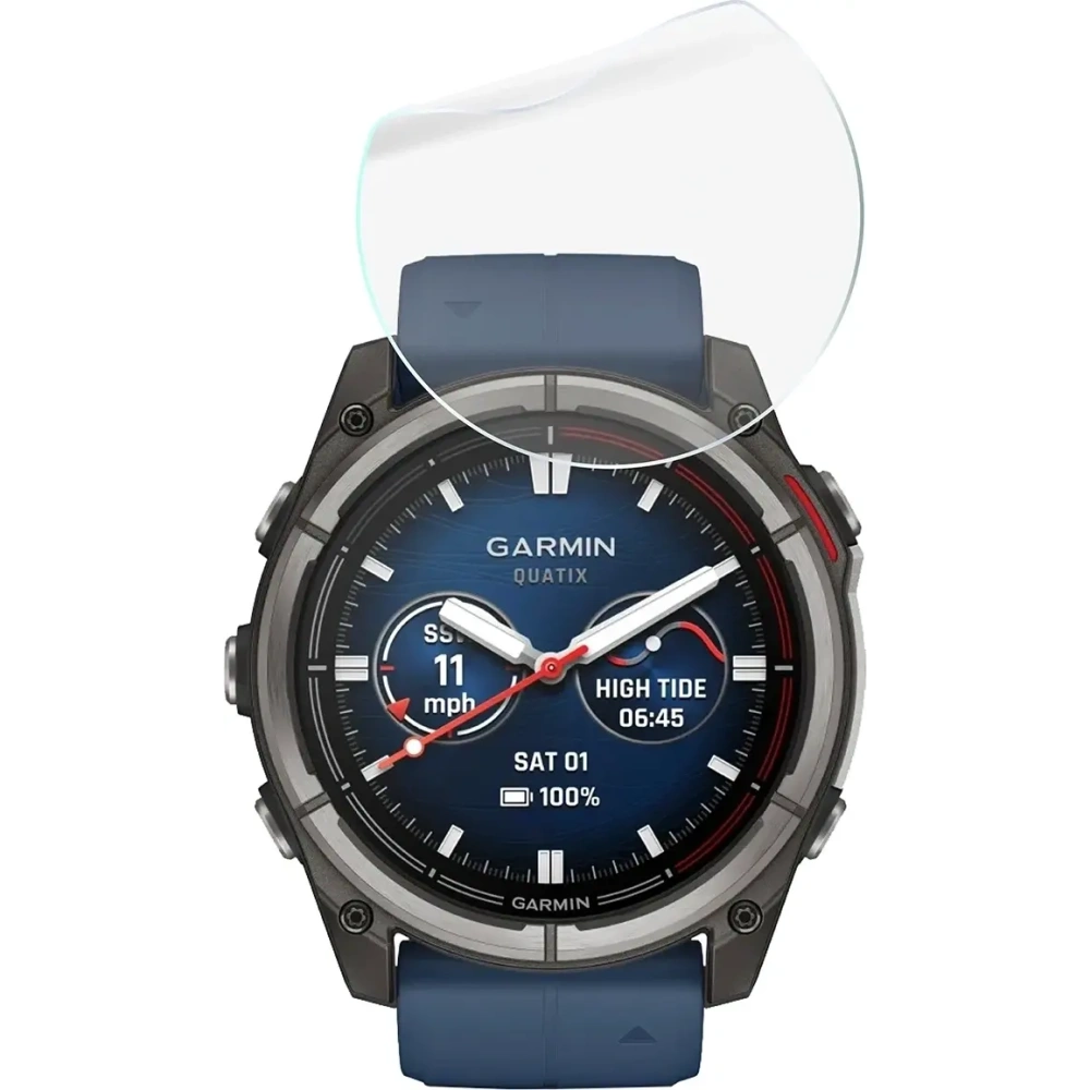 Folia hydrożelowa na ekran Bizon Glass Watch Hydrogel do Garmin Quatix 8 Pro 47mm