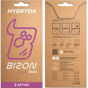Elastyczne szkło hybrydowe Bizon Glass Mule Duo do Motorola Edge 70 [2 PACK]
