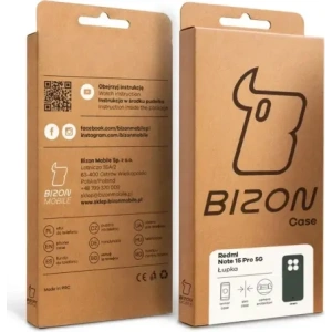 Etui Bizon Case Łupka do Xiaomi Redmi Note 15 Pro 5G zielone