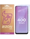 Elastyczne szkło hybrydowe Bizon Glass Mule Duo do Honor 400 Smart [2 PACK]