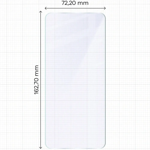 Elastyczne szkło hybrydowe Bizon Glass Mule Duo do Honor X5c Plus [2 PACK]