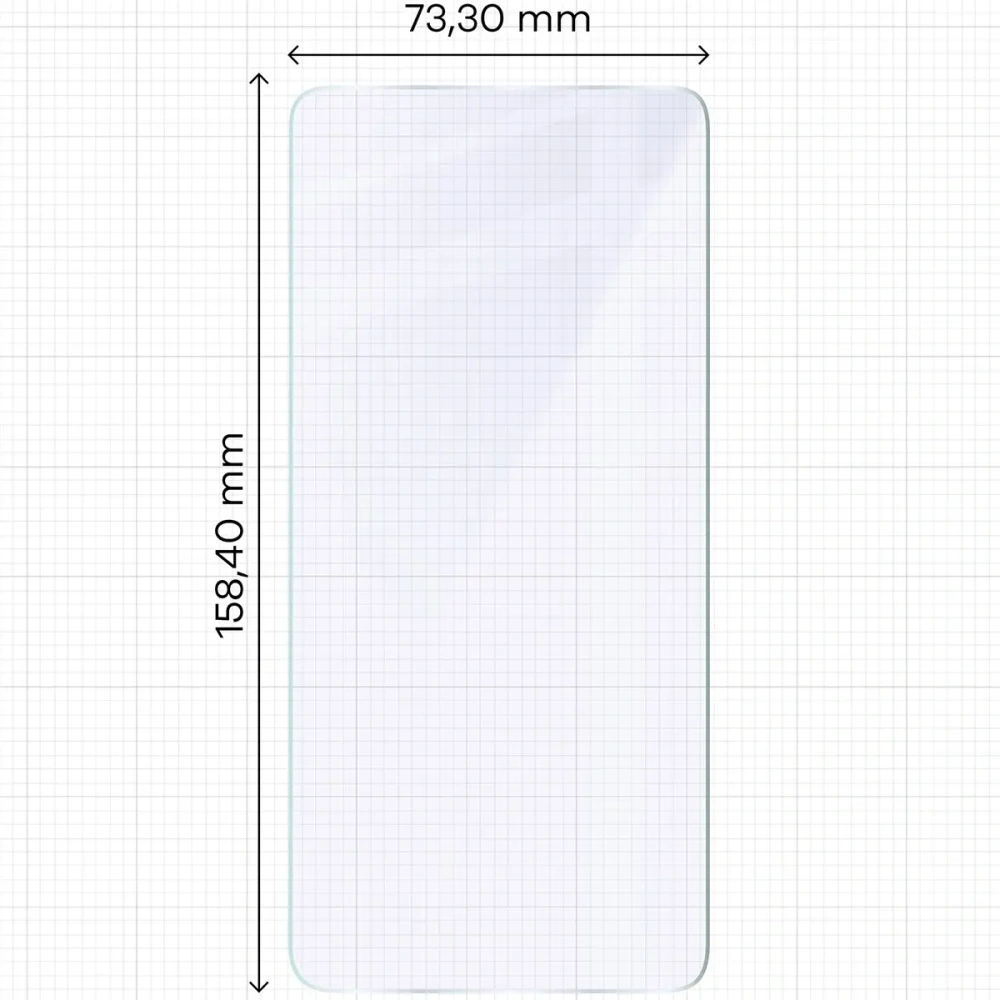 Elastyczne szkło hybrydowe Bizon Glass Mule Duo do Nothing Phone (3a) [2 PACK]