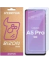 Elastyczne szkło hybrydowe Bizon Glass Mule Duo do Oppo A5 Pro 5G [2 PACK]