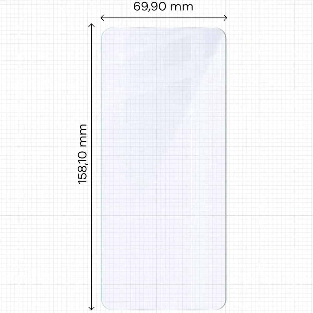 Elastyczne szkło hybrydowe Bizon Glass Mule Duo do Realme 14 5G [2 PACK]