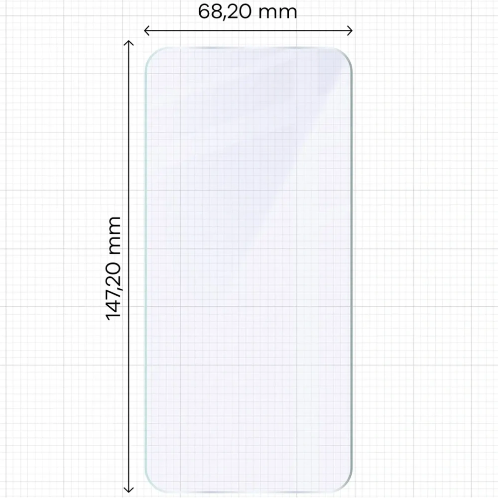 Elastyczne szkło hybrydowe Bizon Glass Mule Duo do Vivo X300 [2 PACK]