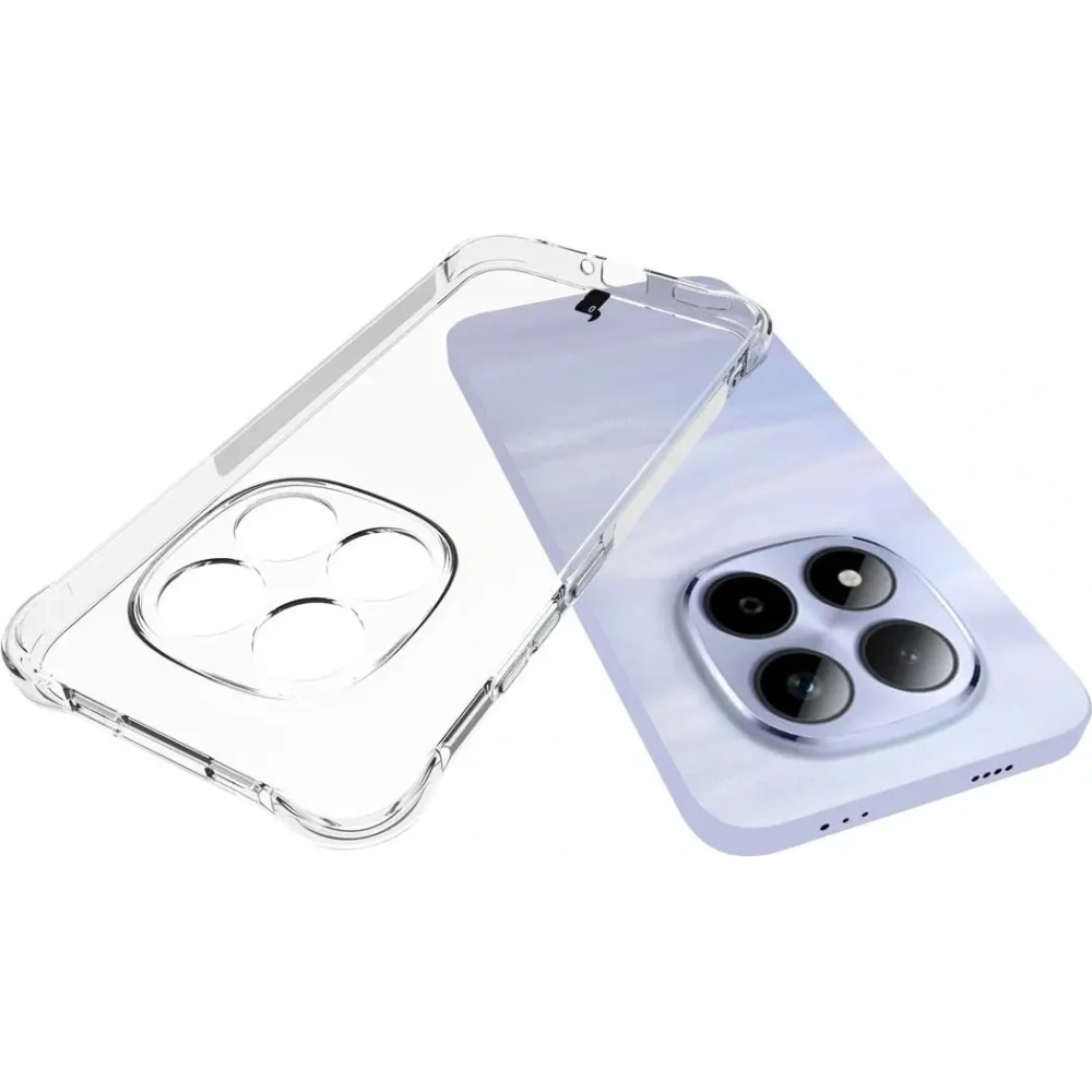 Elastyczne etui + 2x folia na ekran Bizon Case Clear Pack do Xiaomi Redmi Note 15 Pro 5G