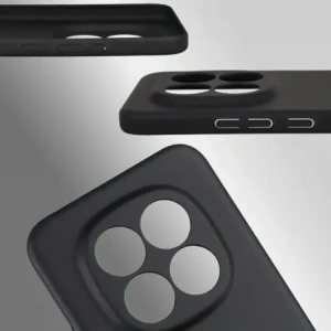 Etui Bizon Case Łupka do Xiaomi Redmi Note 15 Pro+ Plus 5G / POCO M8 Pro 5G czarne