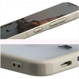 Etui z pierścieniem magnetycznym + szkło hartowane Bizon MatteO Pack do Samsung Galaxy A57 5G przydymione-beżowe