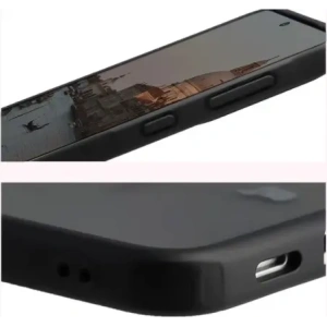 Etui z pierścieniem magnetycznym + szkło hartowane Bizon MatteO Pack do Samsung Galaxy A57 5G przydymione-czarne