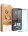 Etui z pierścieniem magnetycznym + szkło hartowane Bizon MatteO Pack do Samsung Galaxy A57 5G przydymione-jasnoróżowe