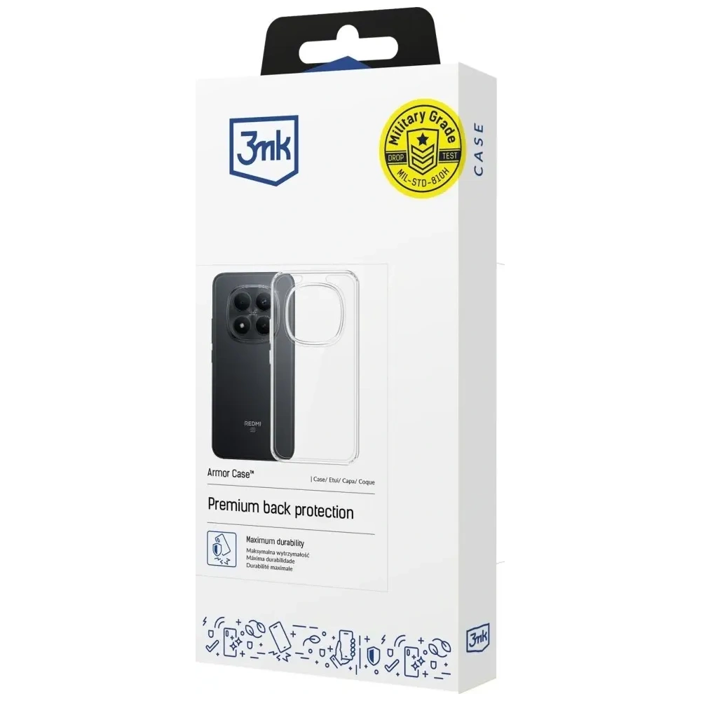 Etui 3MK Armor Case do Redmi Note 15 Pro+ Plus 5G