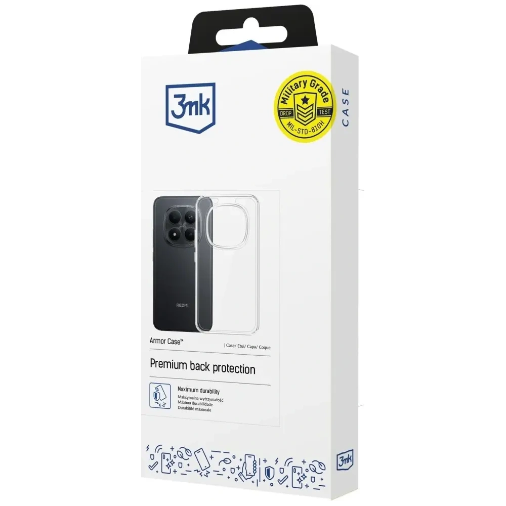 Etui 3MK Armor Case do Redmi Note 15 Pro 4G
