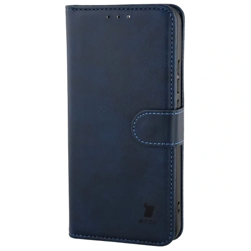 Etui z klapką Bizon Case Pocket do Oppo Reno 15 granatowe