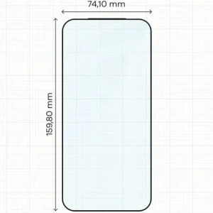 Szkło hartowane Bizon Glass Edge 2 do Xiaomi 17 Ultra / 17 Pro Max czarna ramka