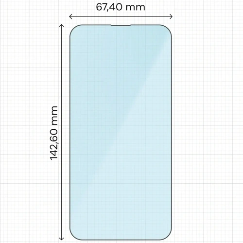 Szkło ochronne 2.5D Bizon Smart Glass do Apple iPhone 16e / 14 / 13 Pro / 13